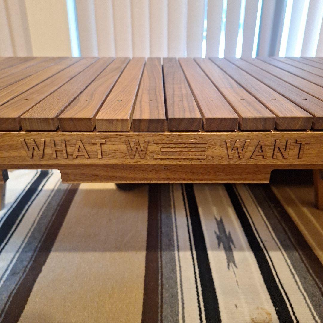 want we want EXTENSIONTABLE　WN セット