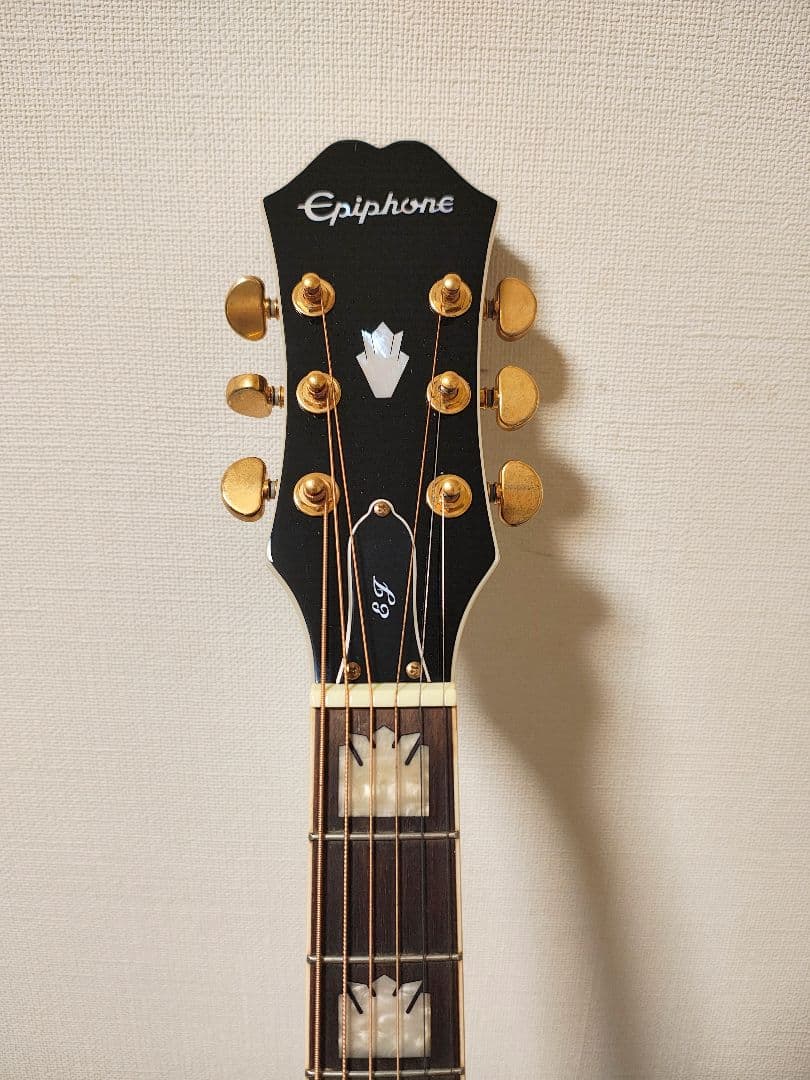 Epiphone EJ-200SCE/極美品/専用ケース付
