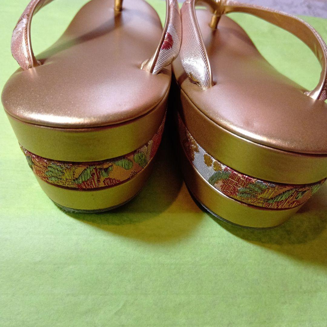 伊と忠　高級和装バッグ、草履セット　お値下