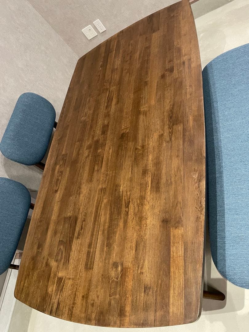 ニトリ　リビングダイニングテーブル(幅160cm)4点セット