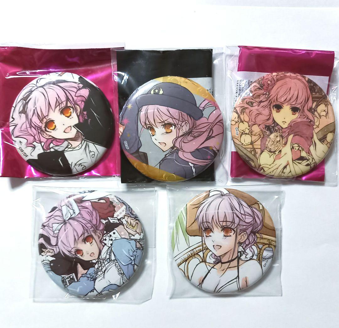 ワンドオブフォーチュン ルル 缶バッジ 5点セット