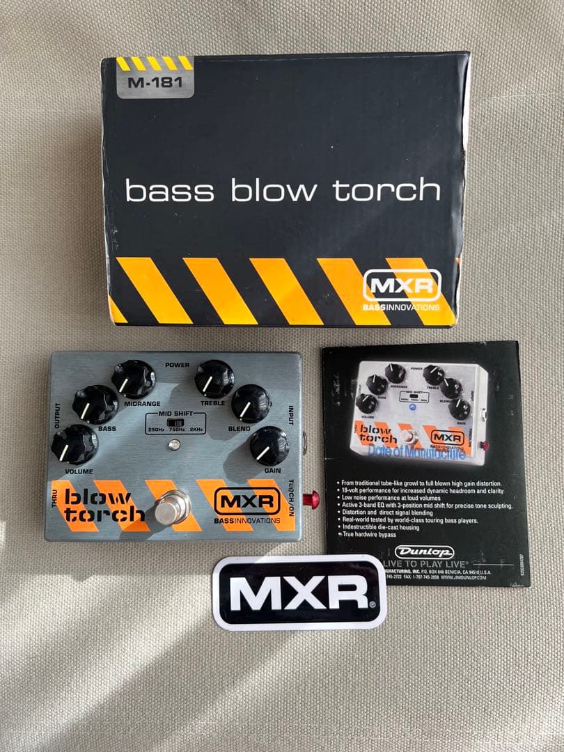 MXR M-181 bass blow torch ベース用エフェクター
