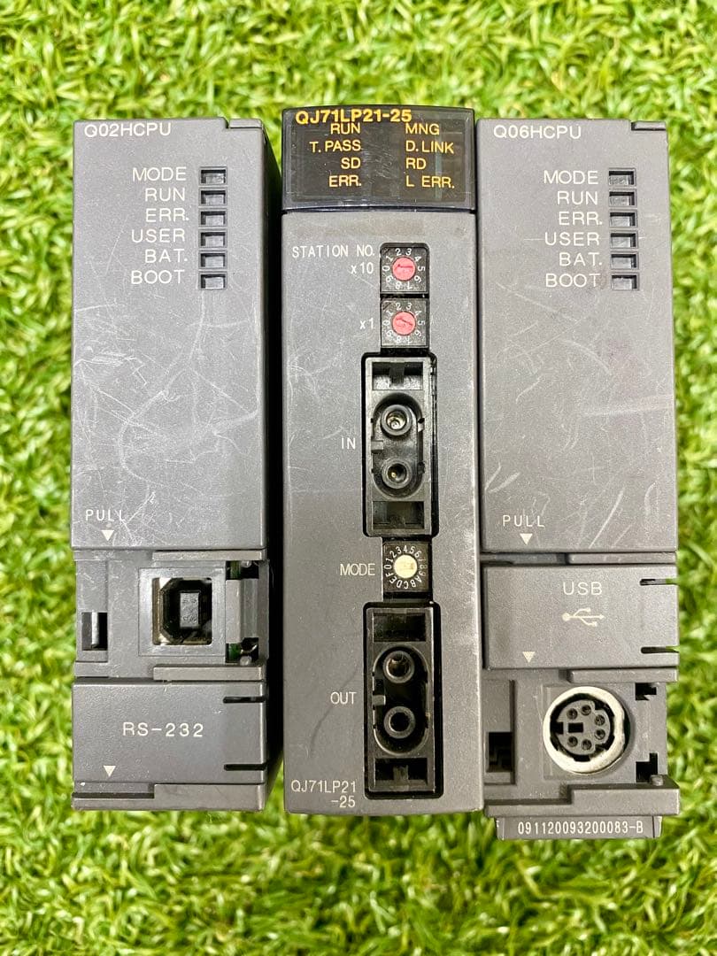 三菱 シーケンサQ02HCPU Q06HCPU QJ71LP21-25動作未確認