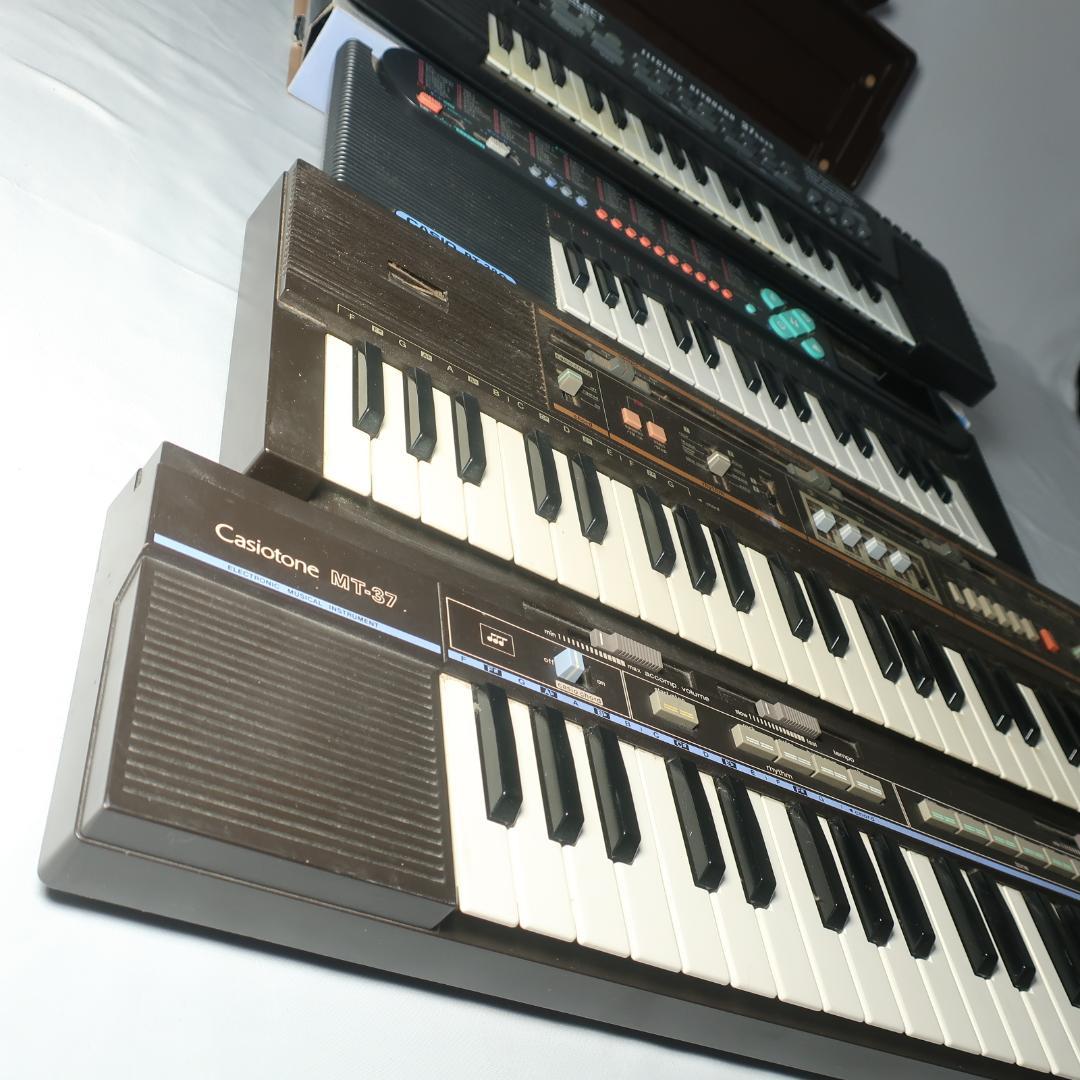 ミニキーボード 5点まとめ シンセサイザー 電子ピアノ レトロ LOFI