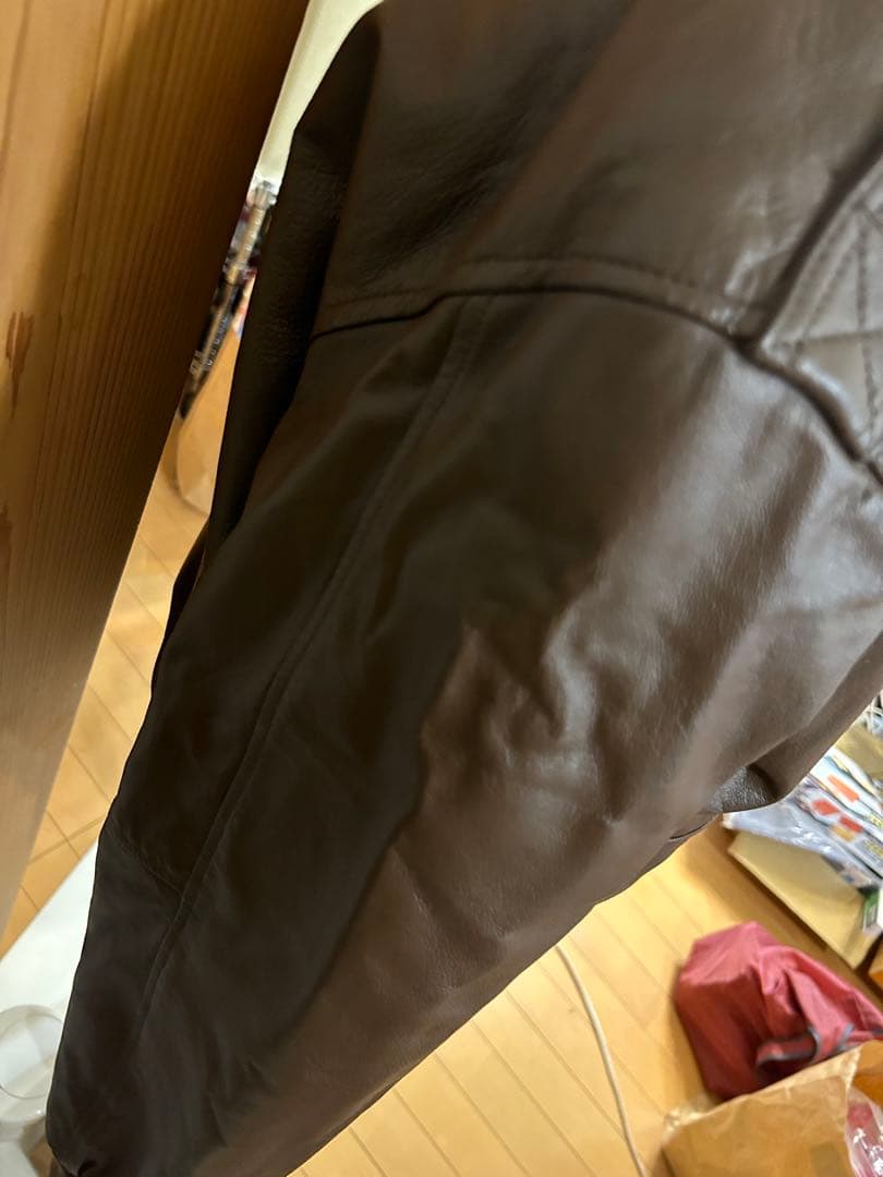 BOSS COFFEE レザージャケット Lサイズ　A2フライトジャケットタイプ