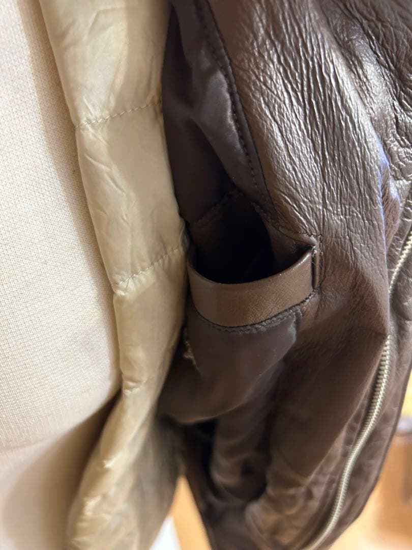 BOSS COFFEE レザージャケット Lサイズ　A2フライトジャケットタイプ