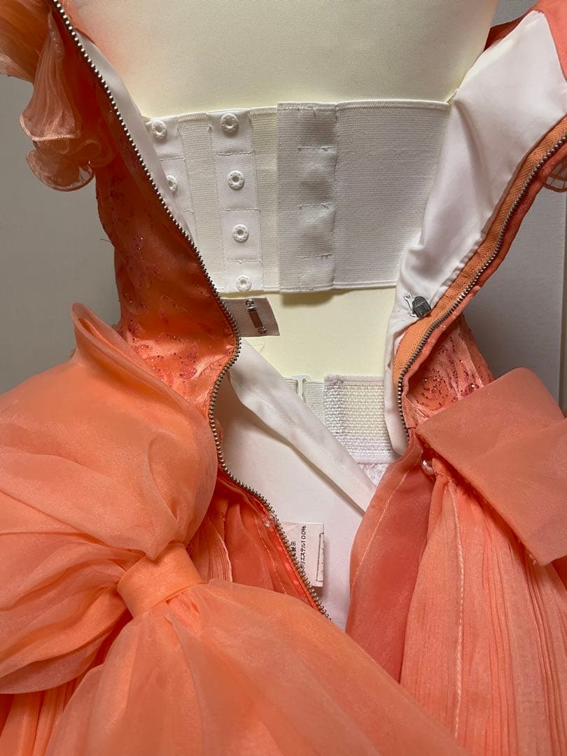 【お値下げ中】AIMER♥︎サーモンピンク(オレンジ)ドレス【エメ】