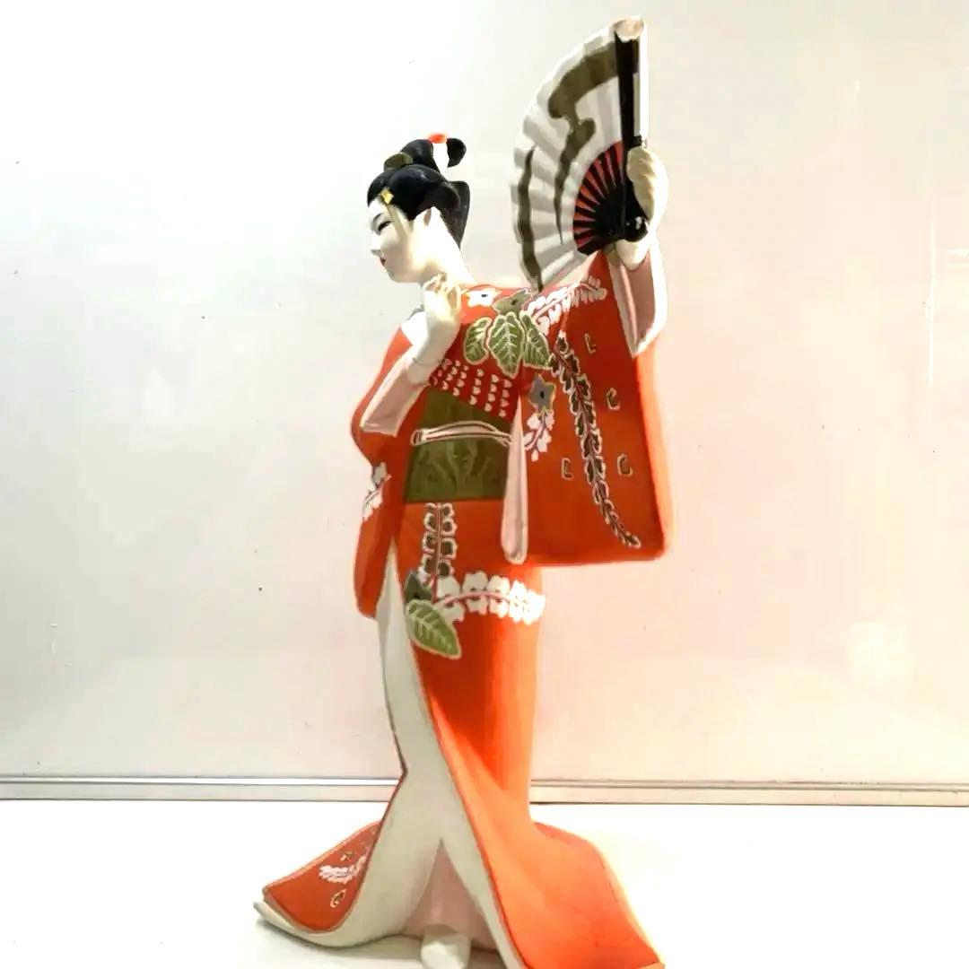 藤献上【博多人形】美人物　　　　　　（立姿）中古