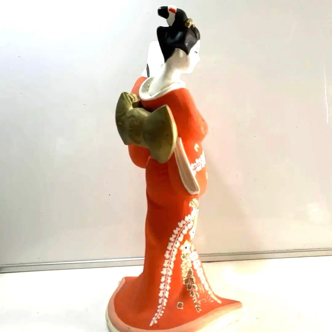 藤献上【博多人形】美人物　　　　　　（立姿）中古