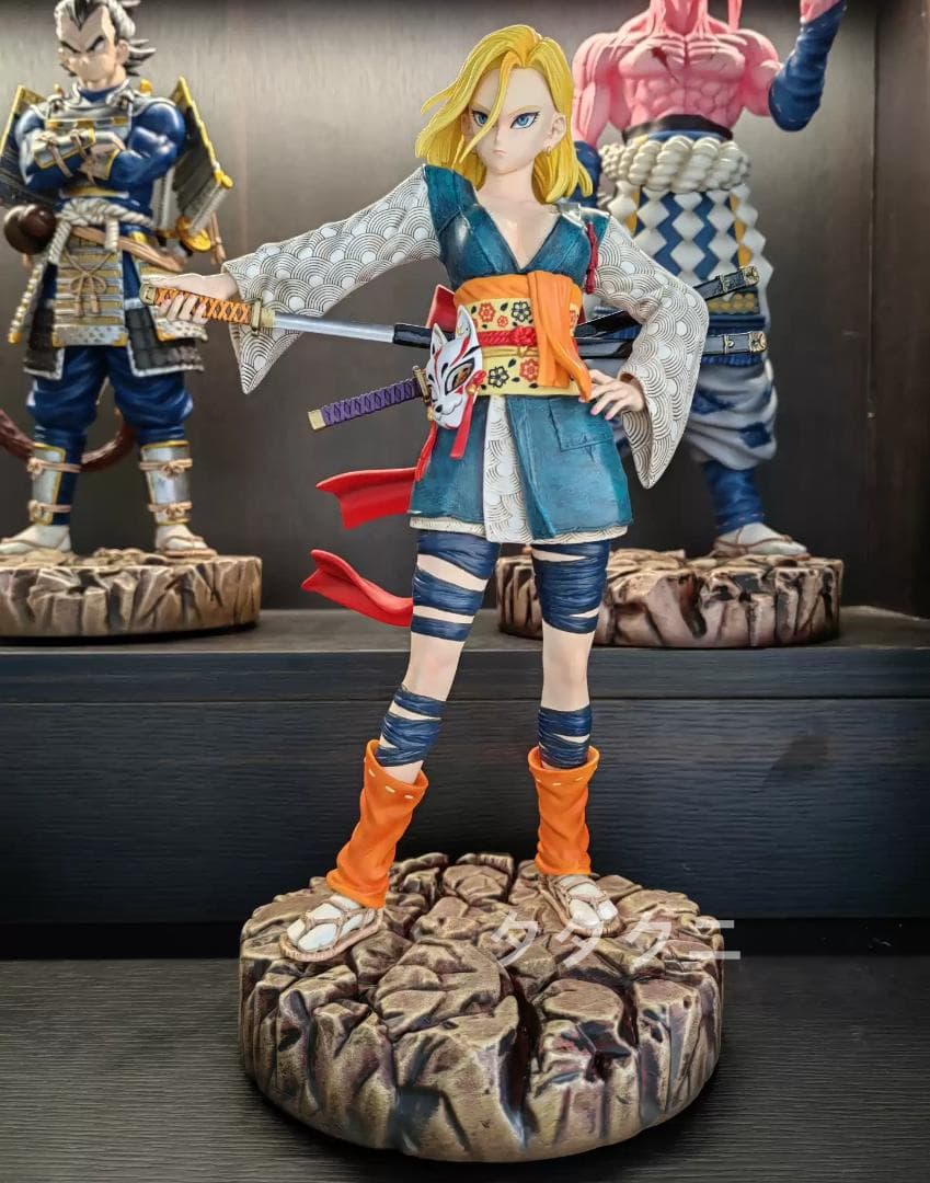 ドラゴンボール 人造人間18号 武士 フィギュア ガレージキット 塗装済み完成品