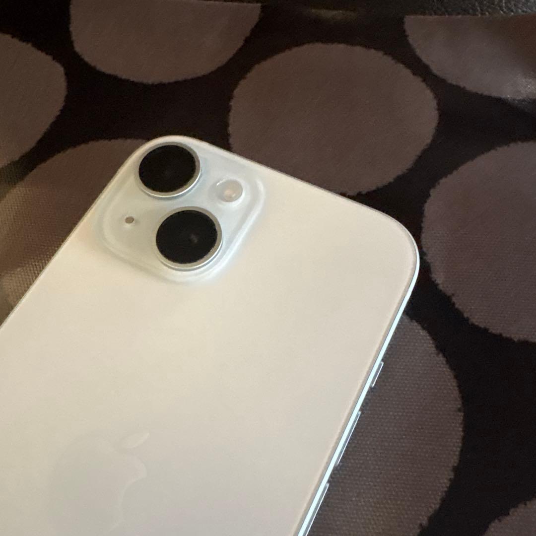 あんぱゃんページiPhone15 ブルー128GB本体➕ケーブル