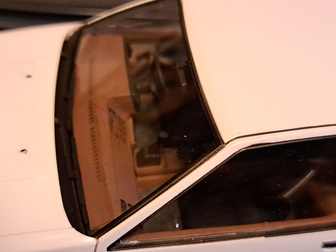 頭文字D　1/24 プラモデル　85レビン　完成品　ジオラマ付き