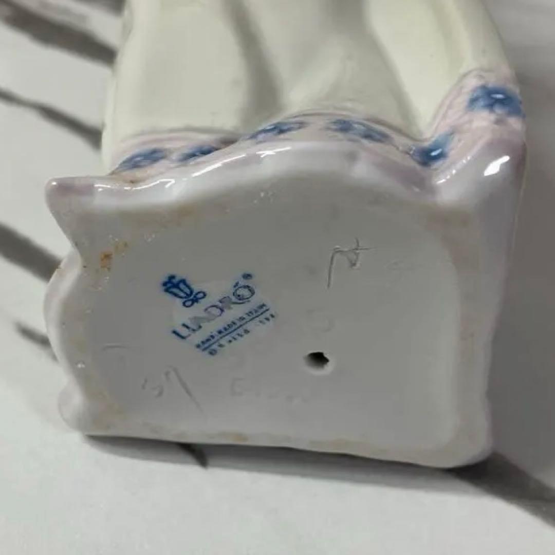 LLADRO リヤドロ 5605 花籠を持つ少女 フィギュリン 箱付