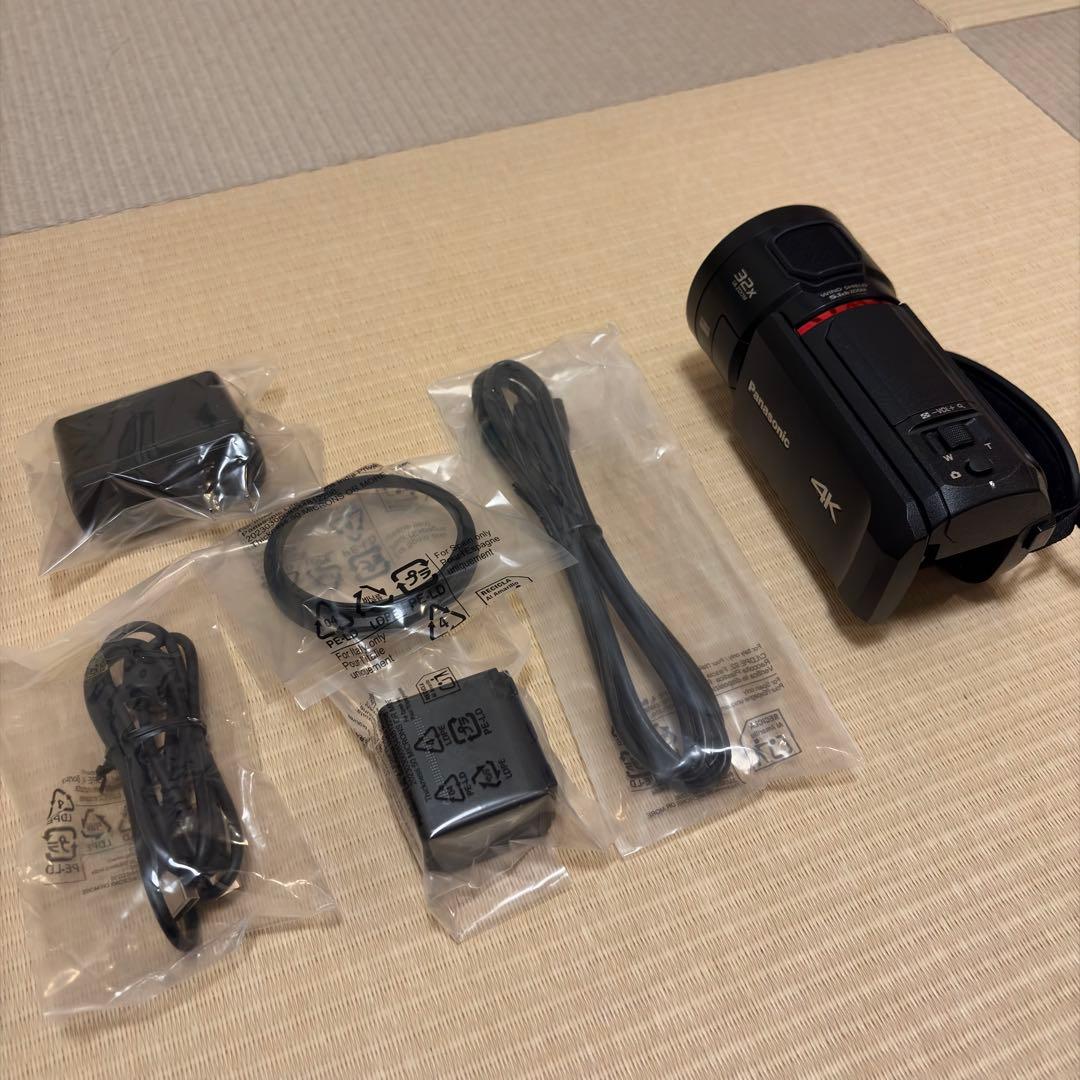 【美品】Panasonic HC-VX3 4Kビデオカメラ　ブラック