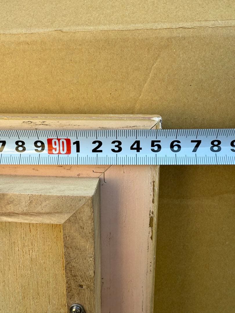 P50サイズゴールド木製油彩額縁　前面アクリル板＆供箱付き　送料込み　12/3