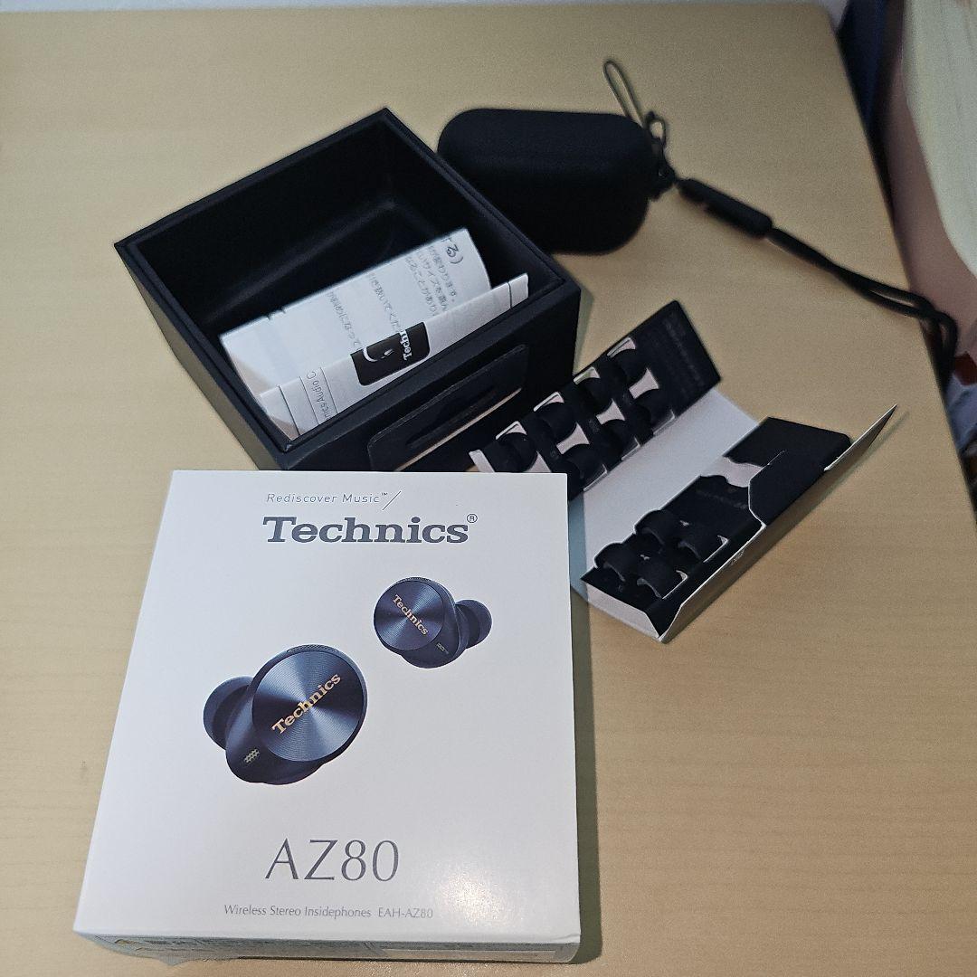 Technics EAH-AZ80 ワイヤレスイヤホン ブラック 箱付き