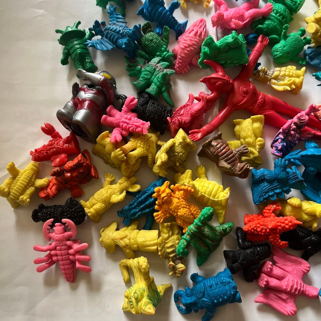 年代物　レトロ　ウルトラマンシリーズ 怪獣フィギュア 約50体セット