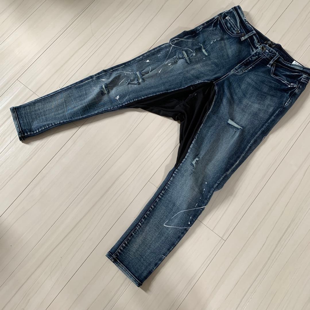 GACKTさん着用風 サルエルデニム【Mサイズ】