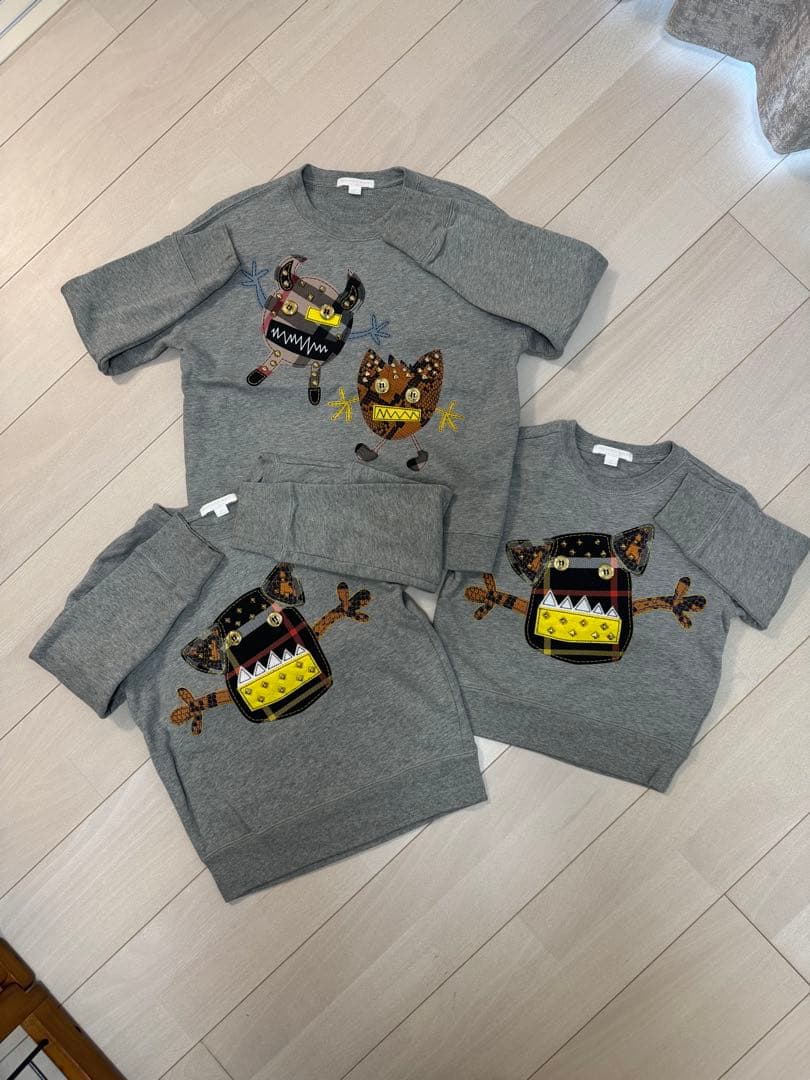 BURBERRY モンスター柄トレーナー 3点セット