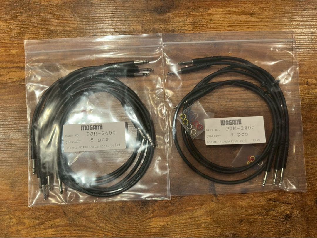 MOGAMI PJM36 ケーブルセット 40本　5色