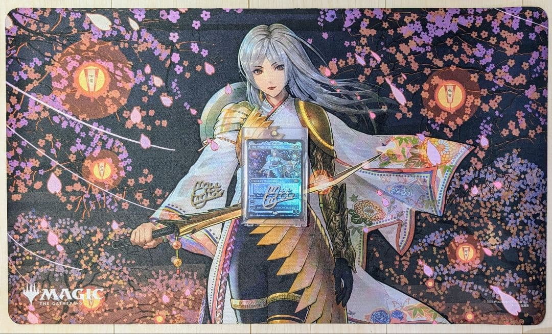 【未使用】MTG　放浪皇　プレイマット　シングルカード　セット