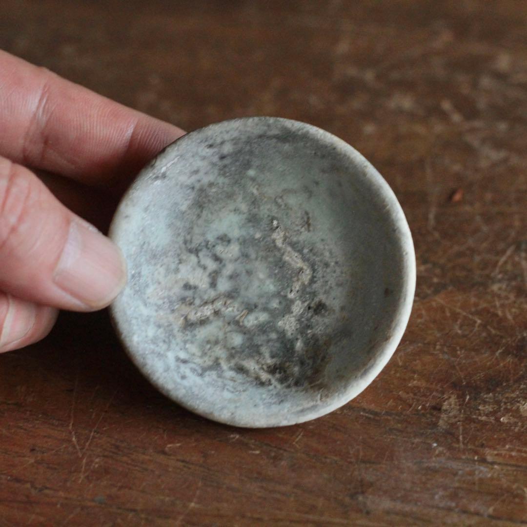 李朝 白磁 盃 ぐい呑み 古道具 古美術 朝鮮美術