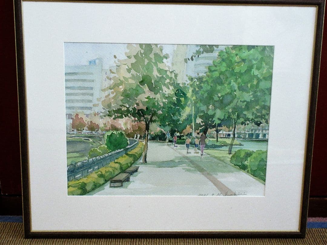 水彩画「横浜ミナトミライ」