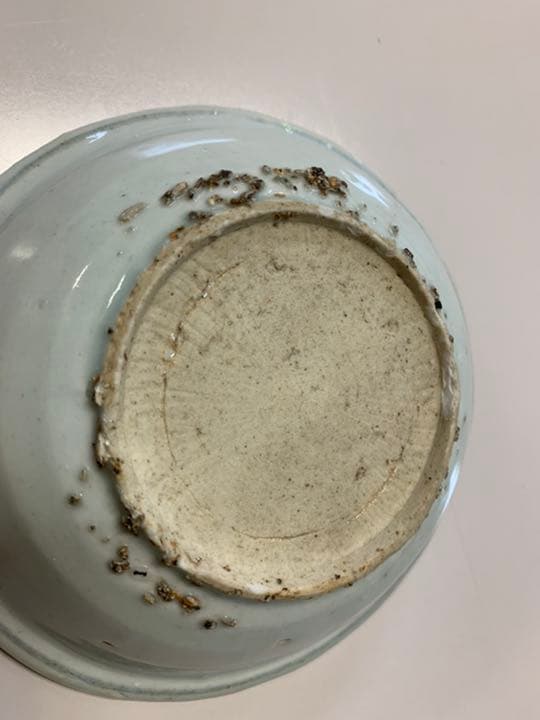 中国明時代早期と晩期染付お茶碗各1点（まとめ)