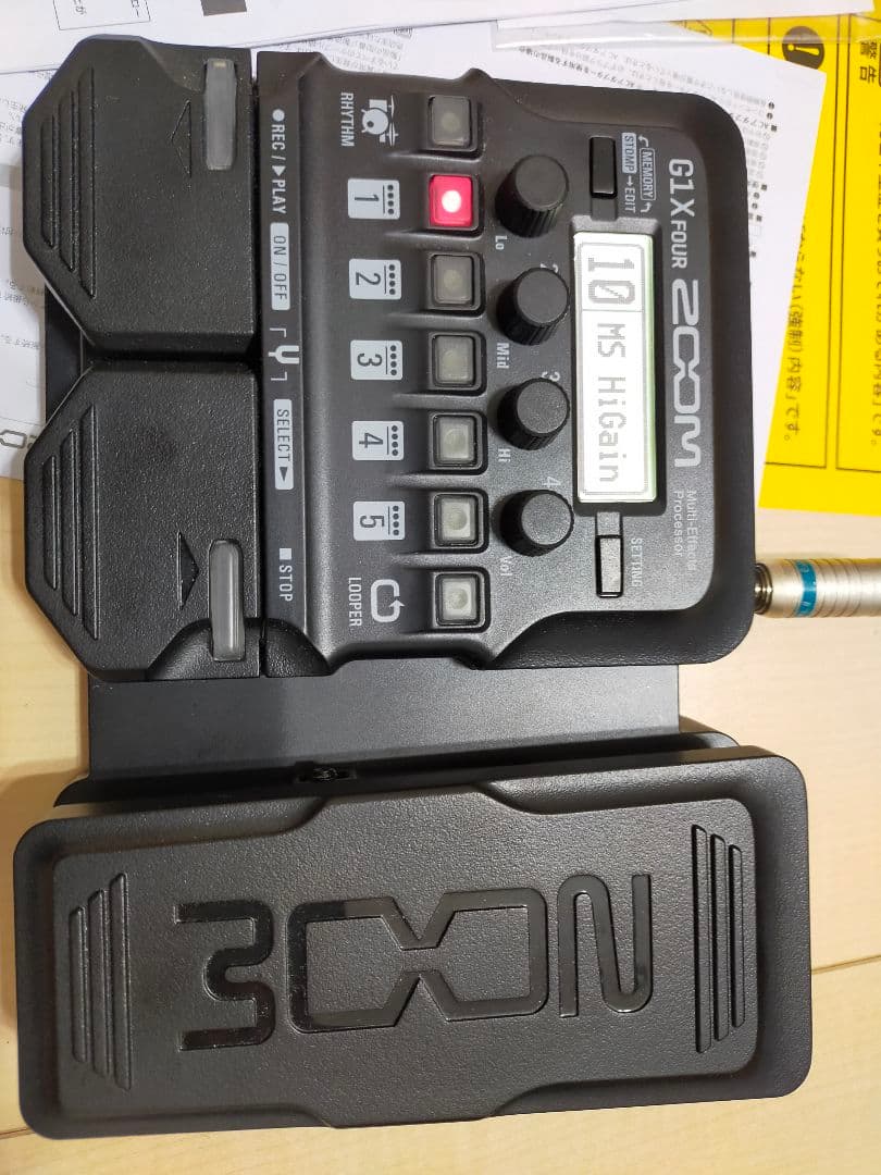 使用1、2回 ZOOM G1X FOUR マルチエフェクター 小林信一パッチ付
