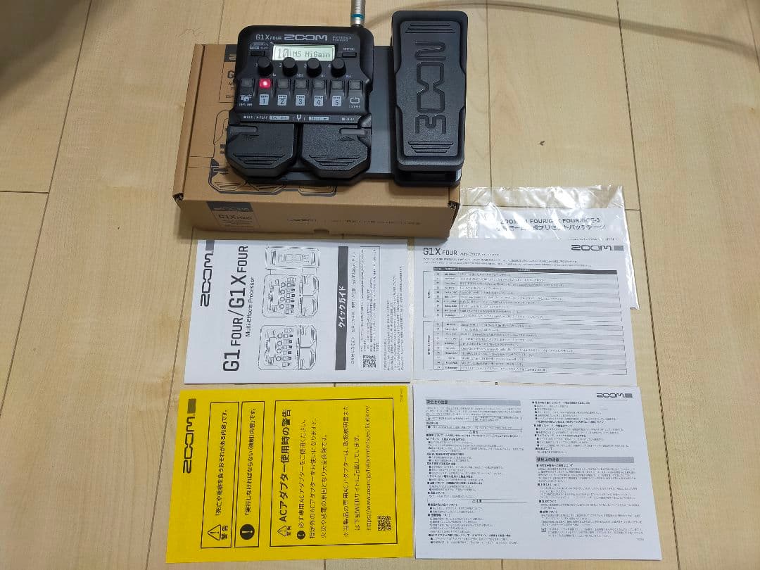 使用1、2回 ZOOM G1X FOUR マルチエフェクター 小林信一パッチ付