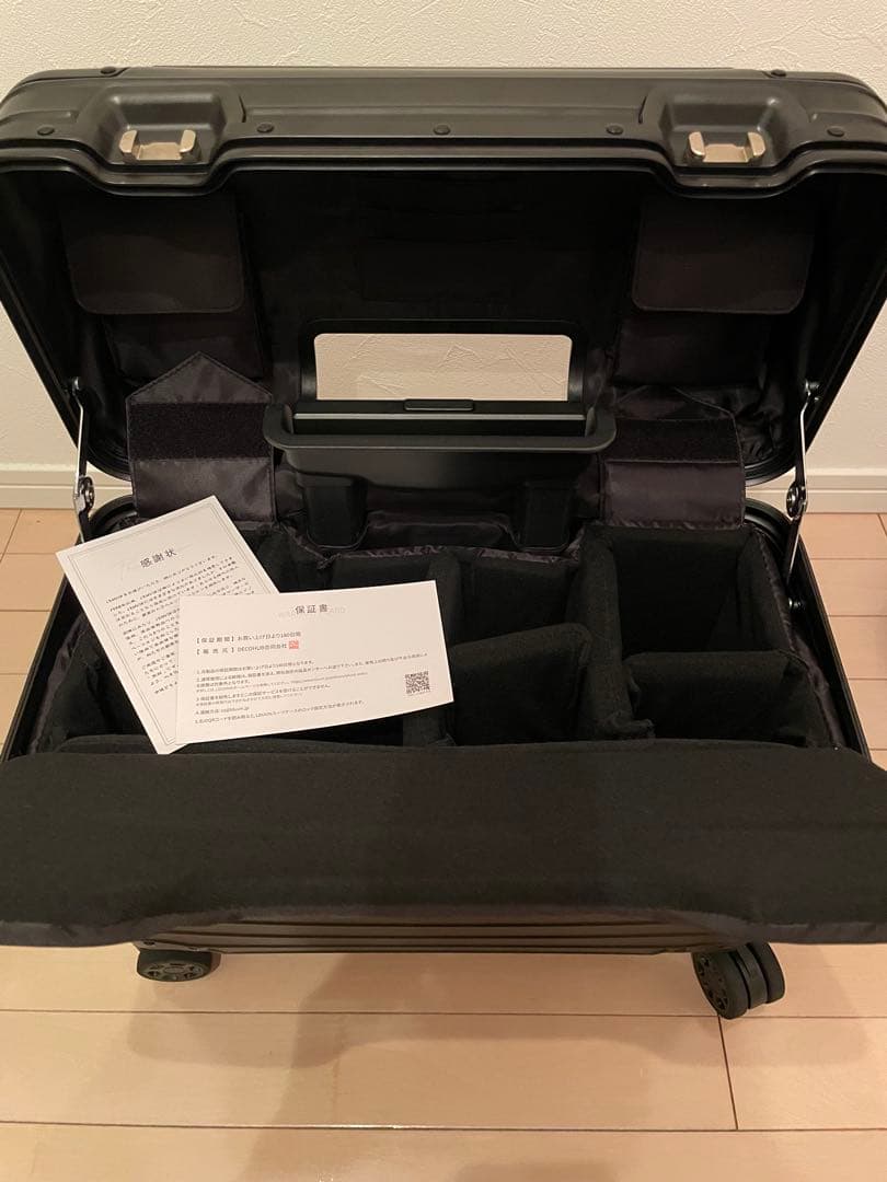 LDUVIN アルミニウム ラグジュアリー ブラック