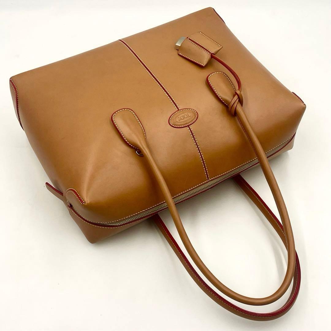 美品✨TOD'S DIバッグ 2way ビジネスバッグ 極上ヌメ革 クロスボディ