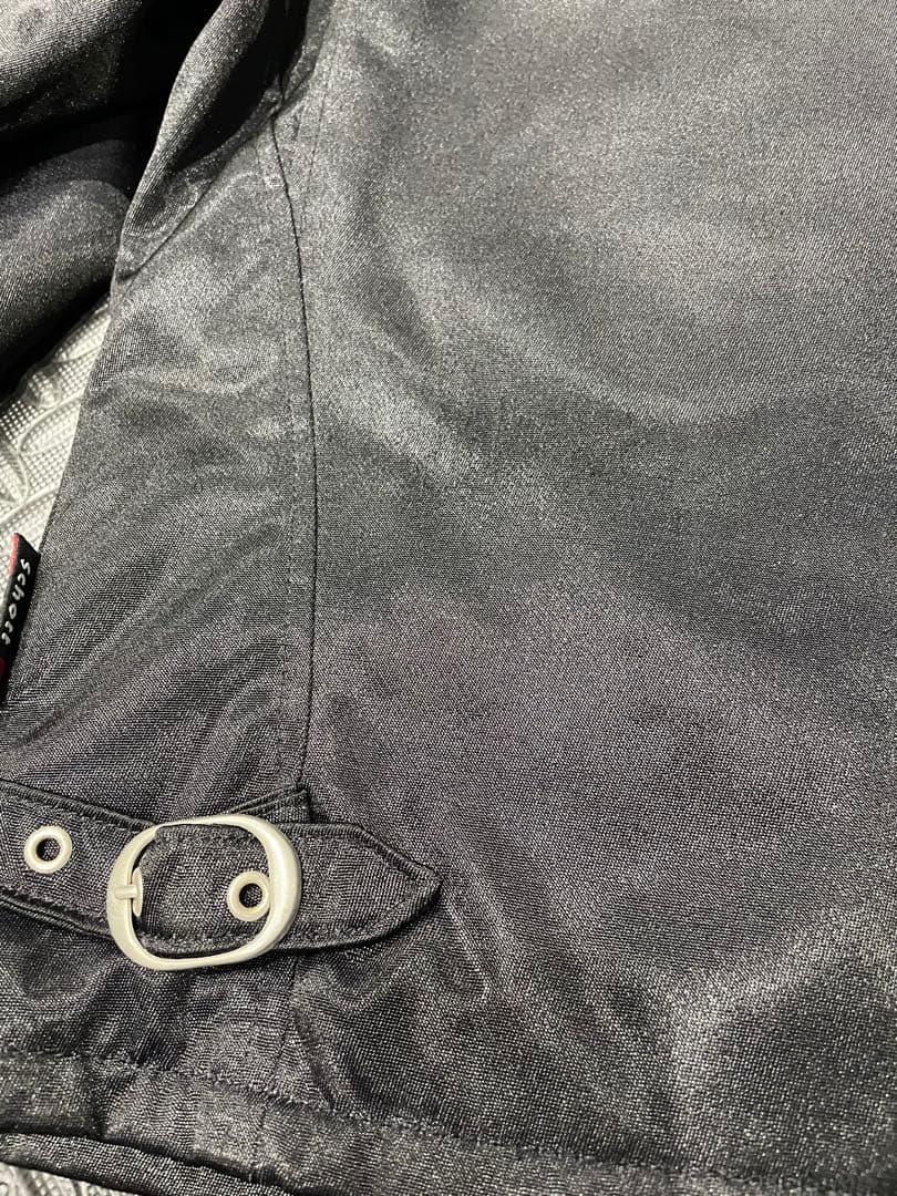 schott！！美品シングルライダース　ナイロンジャケット！メンズS ブラック