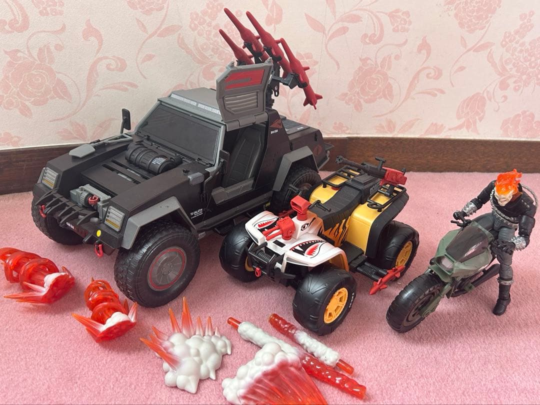 G.I.ジョー クラシファイド 車 バイク バギー 3つセット