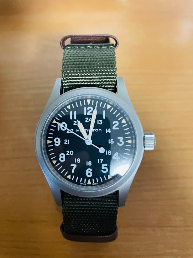 HAMILTON カーキフィールドメカ