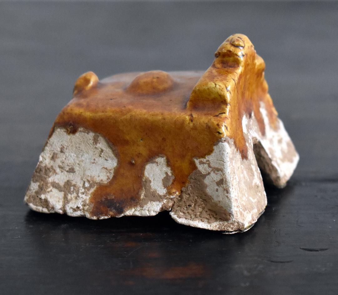 7～9世紀 唐時代 中国 唐三彩 ミニチュア 窯 /出土/古玩/漢/明/元/陶器