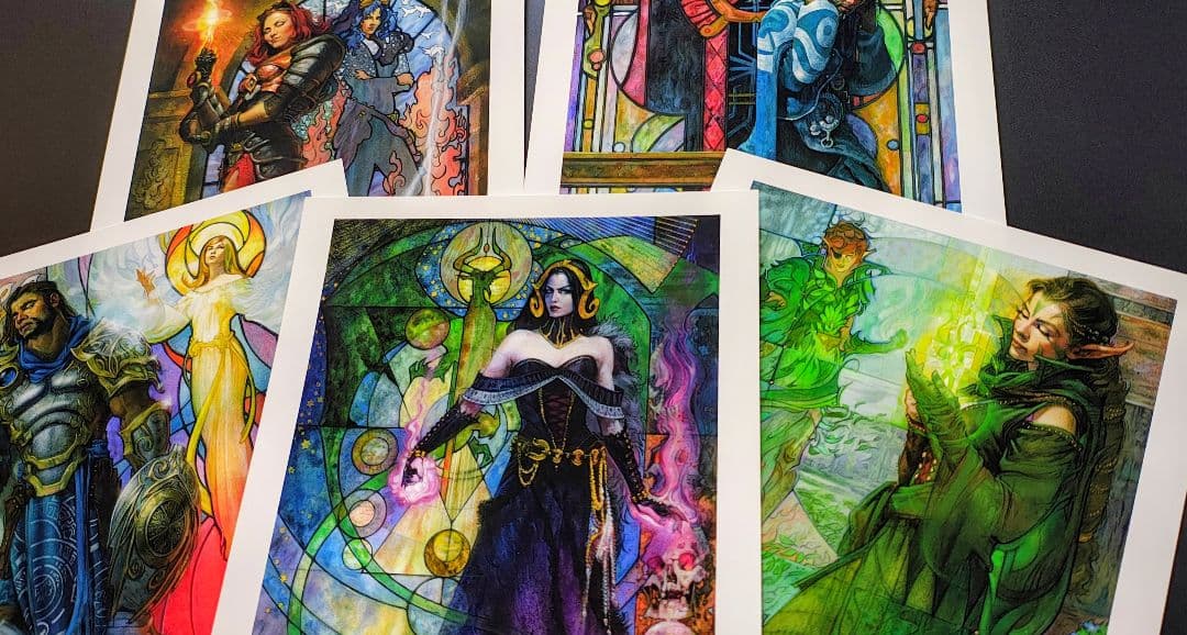 猫*】様 サイン入りアートプリント　リリアナ　ニッサ　チャンドラ　ジェイス　ギデ