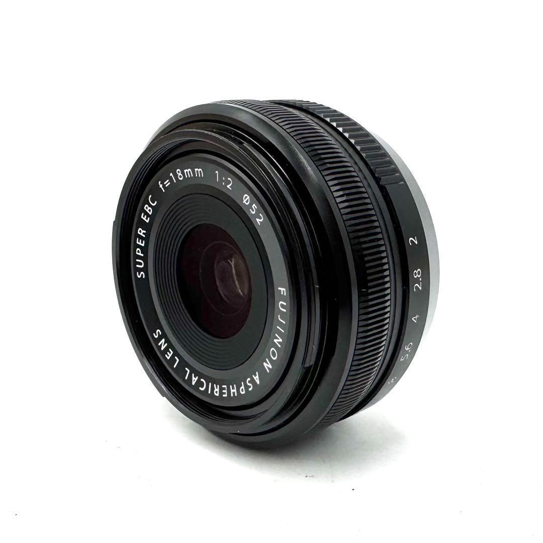 完動品 FUJIFILM XF 18mm F2 R 単焦点レンズ Xマウント
