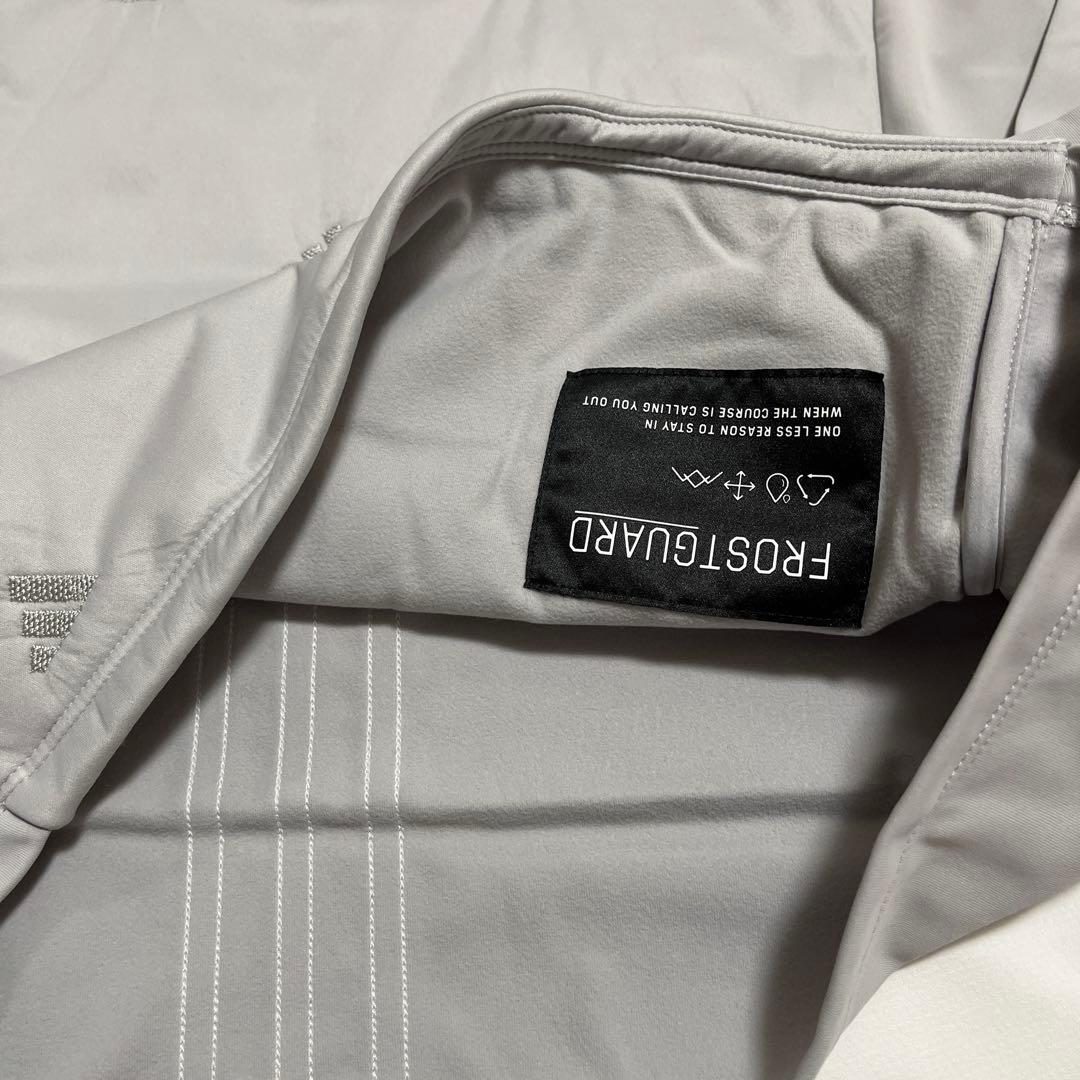 アディダスゴルフ　L キルトタートル　グレー　裏起毛　スカート 白新品　新品