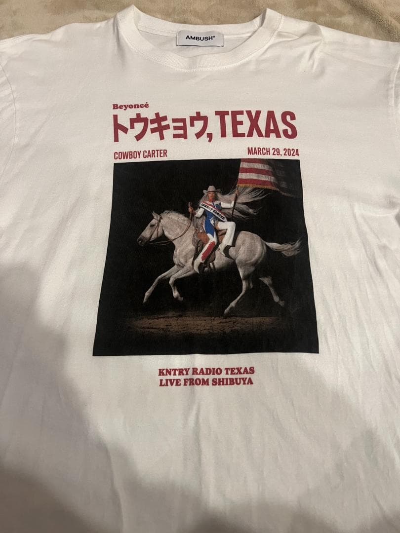 AMBUSH (アンブッシュ) ビヨンセ 渋谷タワレコ サイン会 限定 Tシャツ