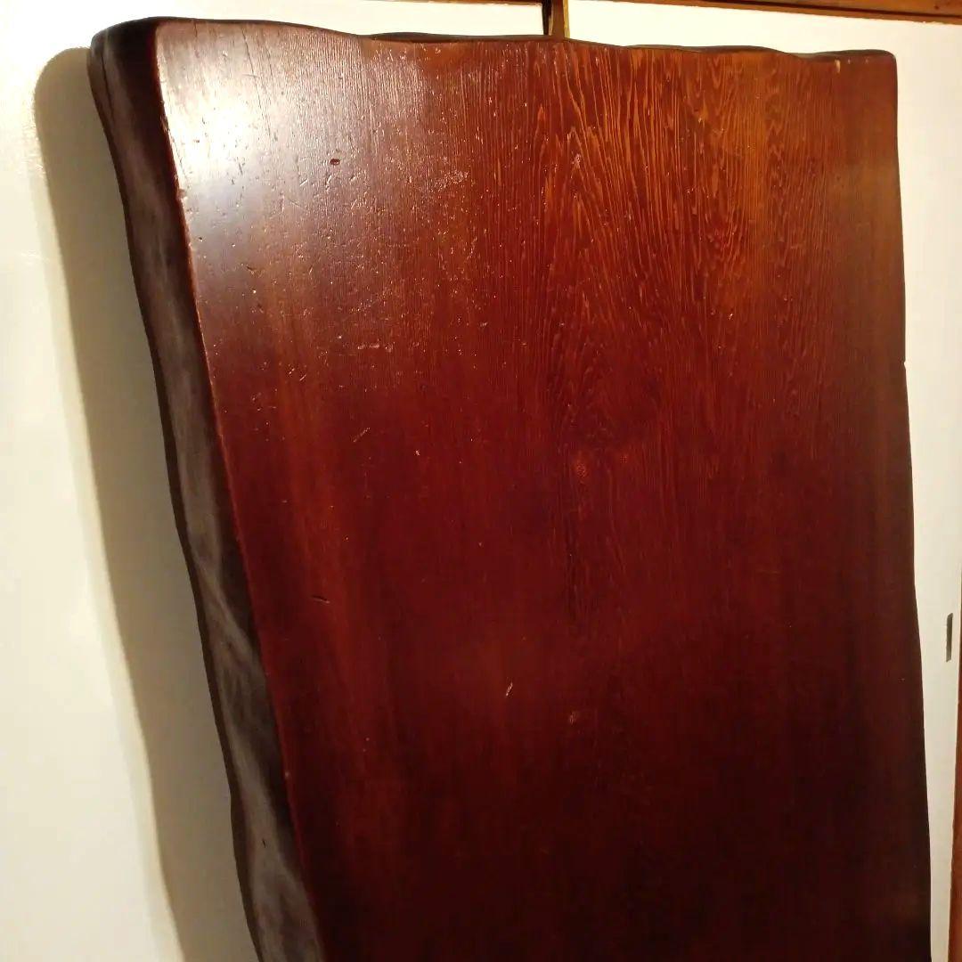 一枚板　天然無垢材使用　無垢板　デスク　テーブル　栃　天然木版