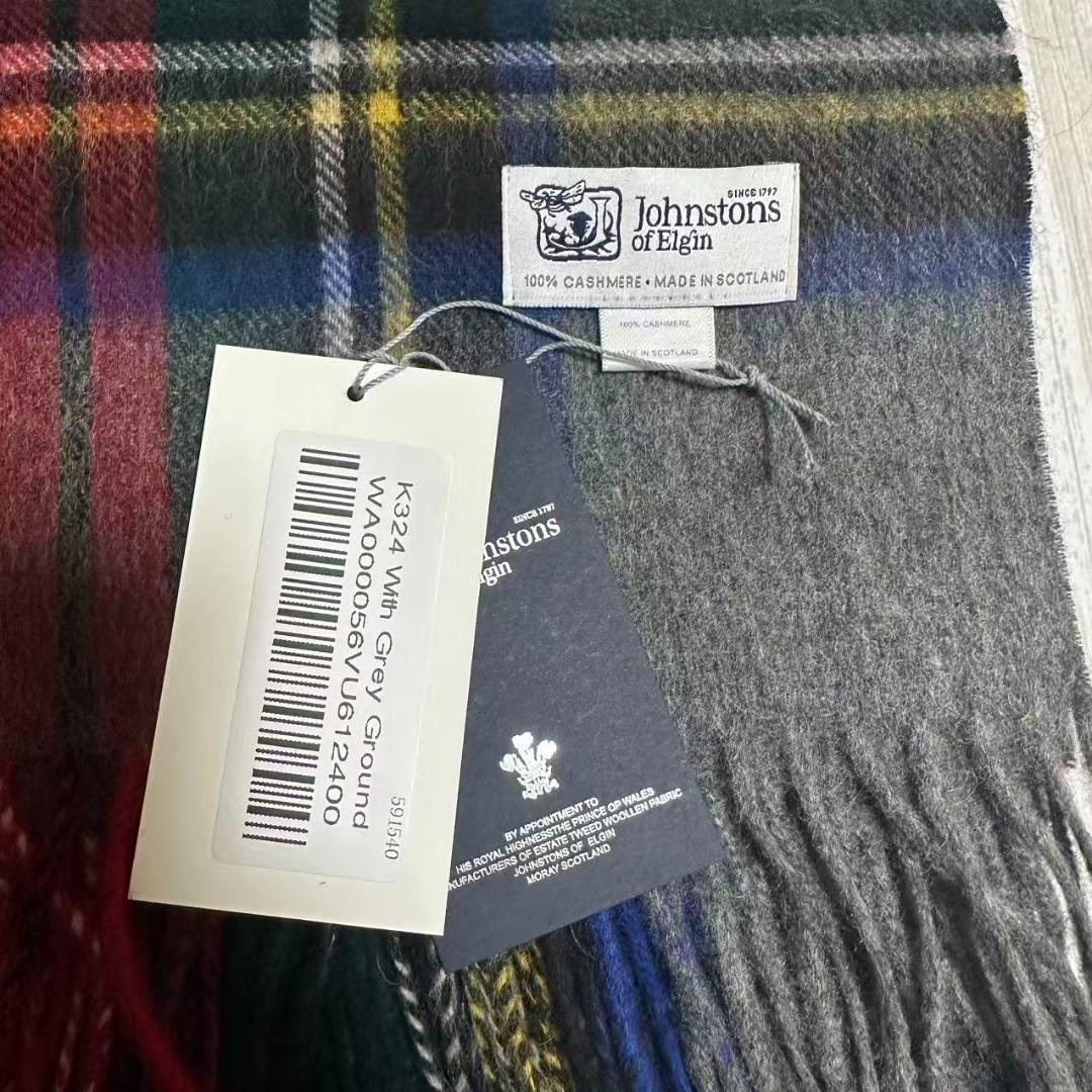 こ*か様 JOHNSTONS ジョンストンズ　大判 マフラー グレースチュワート