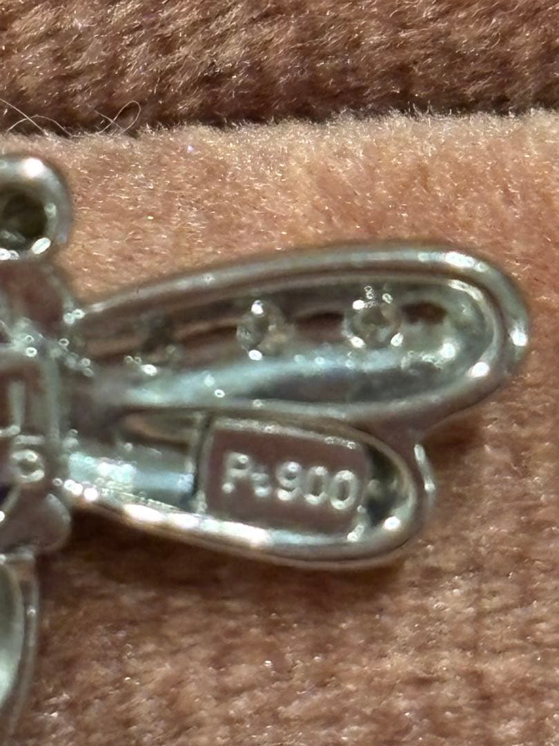 〜最終価格＊超特価〜【貴重】ラベンダーヒスイ&ダイヤ♦︎トンボ ピンブローチ　新品