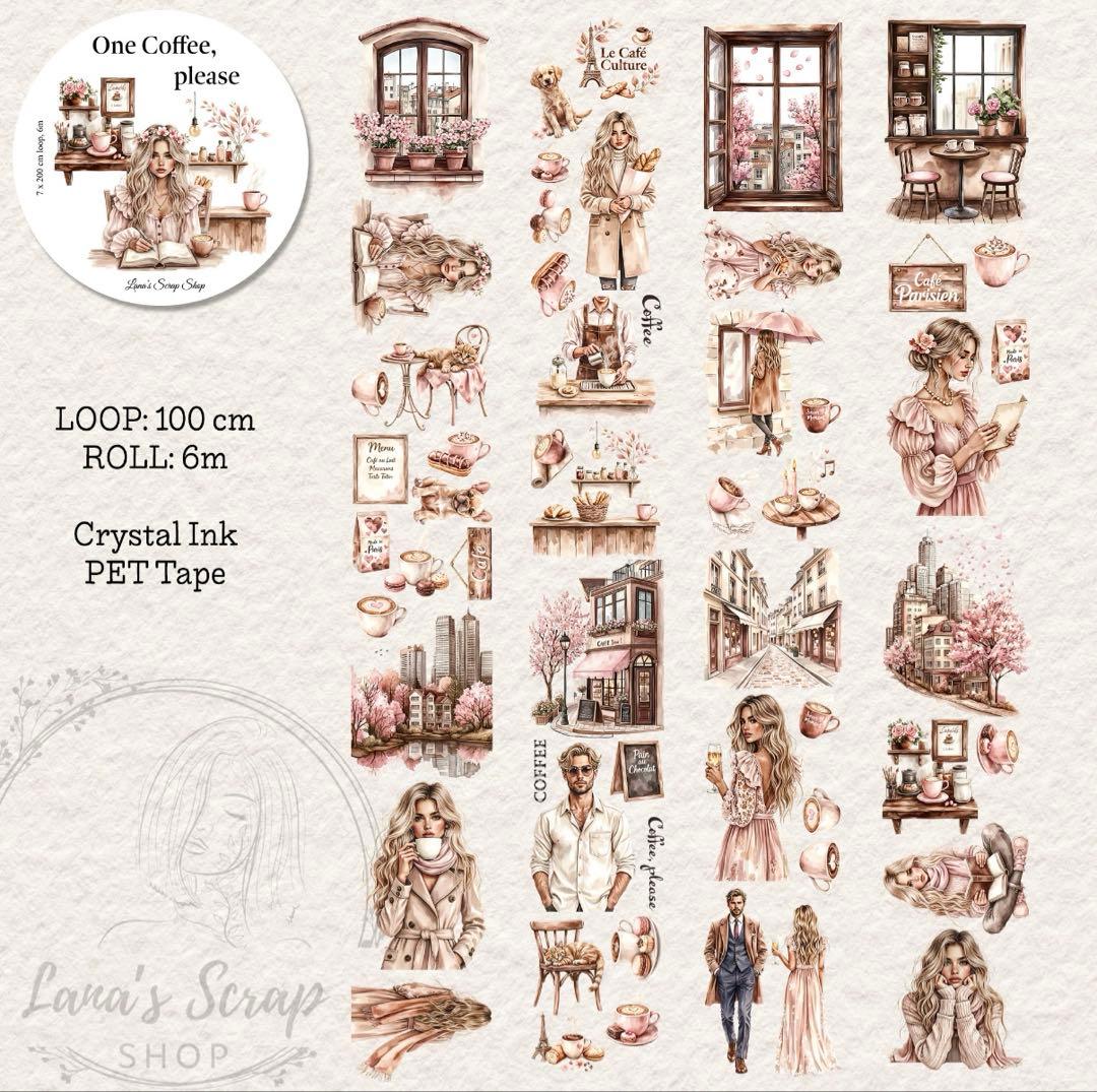 Lana's Scrap Shop 海外マスキングテープ　マステ 【2472】