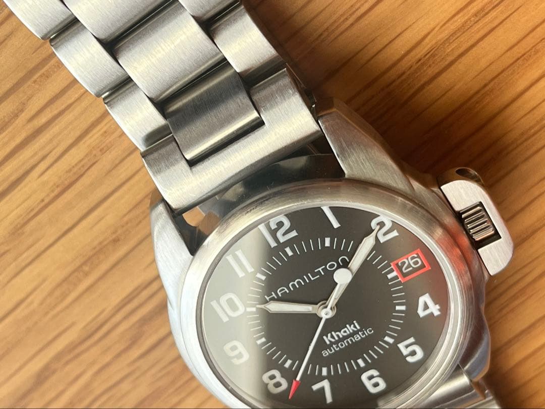 34mm ハミルトンカーキ 6305 自動巻き腕時計