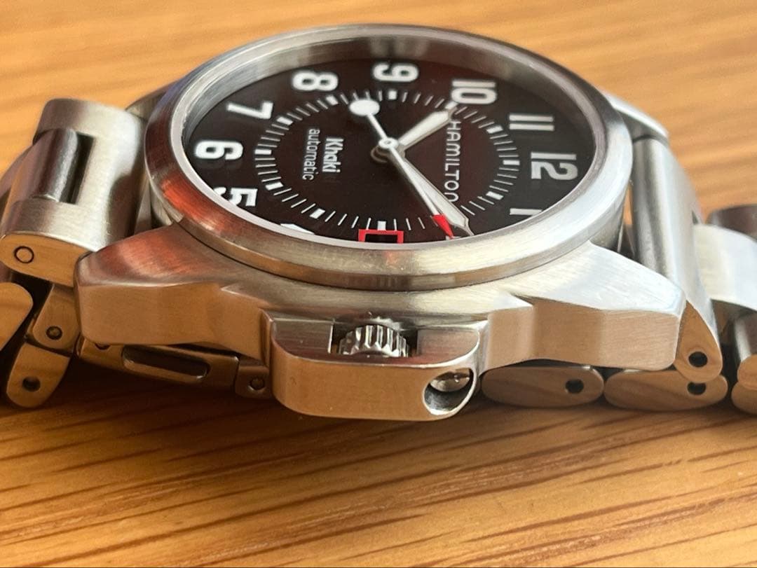 34mm ハミルトンカーキ 6305 自動巻き腕時計