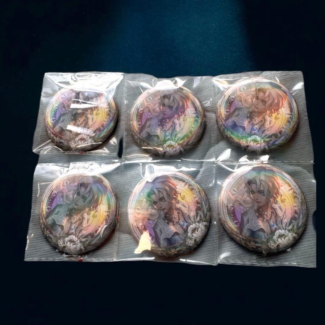 新品 第五人格 写真家 ジョゼフ 缶バッジ 6個セット ファンアート 痛バ