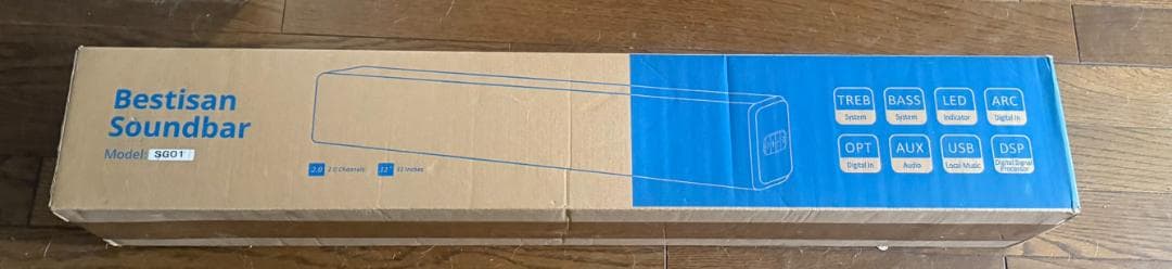 サウンドバー テレビ用スピーカー シアター リモコン付 幅81.5cm ブラック