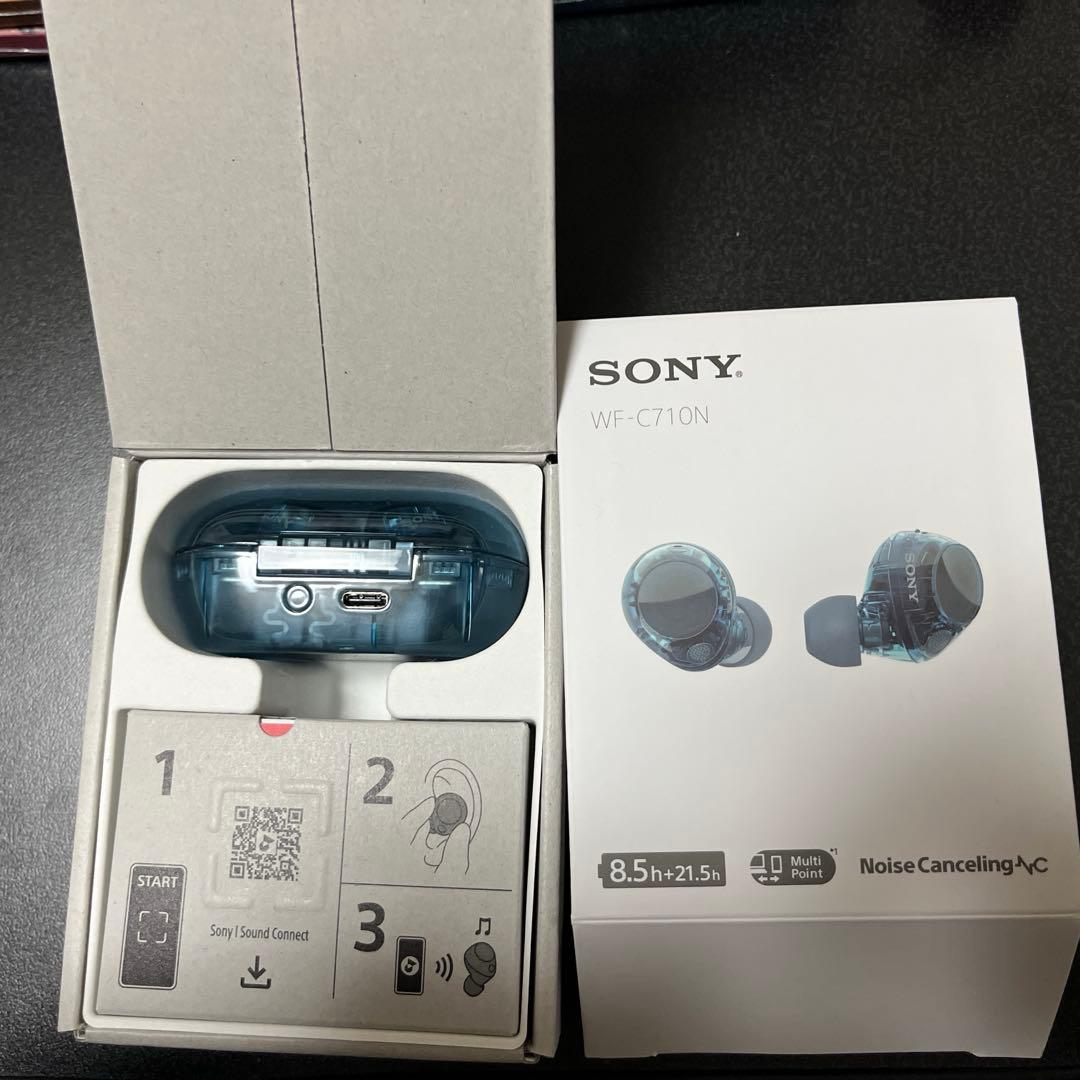 SONY WF-C710N ワイヤレスイヤホン　美品