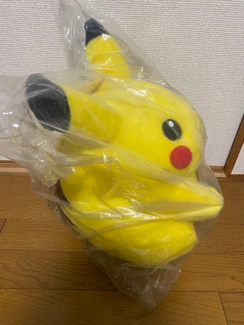 【輸送袋未開封品】ポケモン ピカチュウ ぬいぐるみ 初期 TOMY1/1 等身大